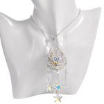 Starlight Spell Caster 30" Necklace (Sterling Silvertone)
