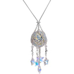 Starlight Spell Caster 30" Necklace (Sterling Silvertone)