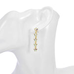 Stardust Dream Pierced Earrings (Goldtone)