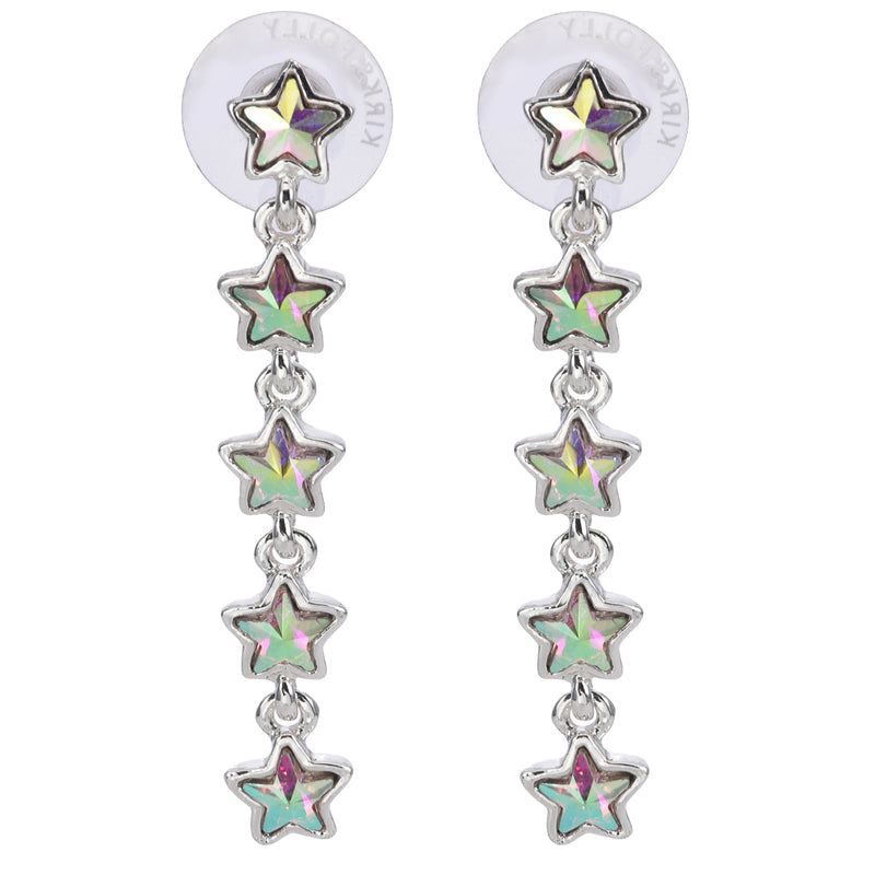 Stardust Dream Pierced Earrings (Sterling Silvertone)