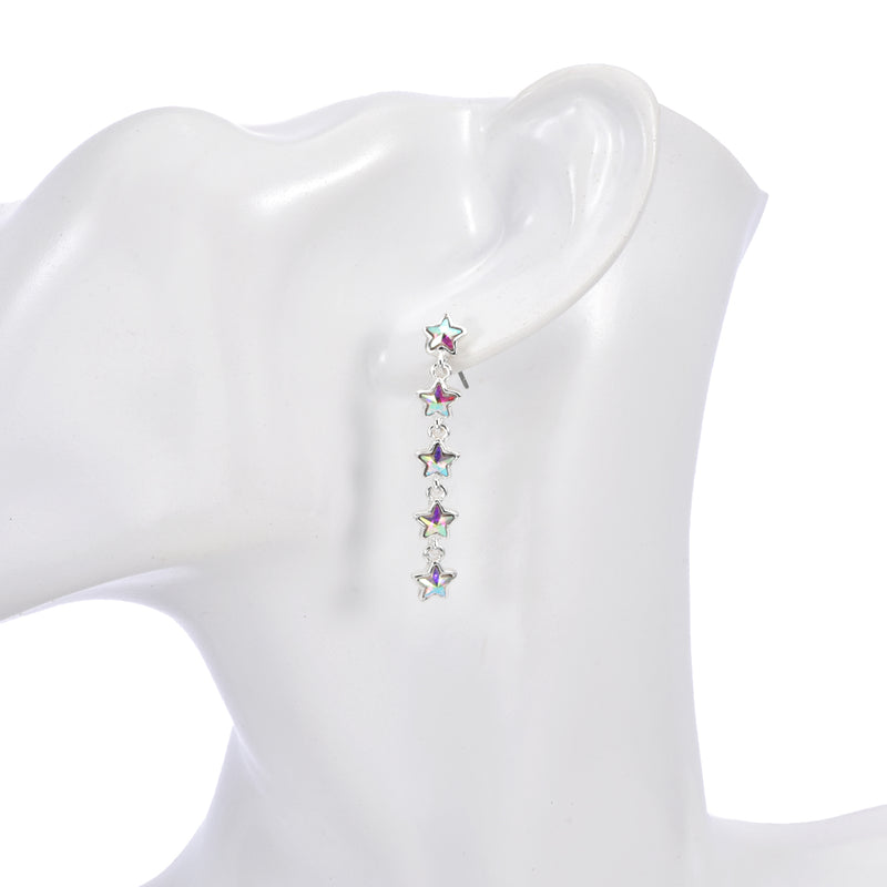 Stardust Dream Pierced Earrings (Sterling Silvertone)