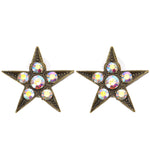 Starlight Dream Pierced Earrings (Brasstone)