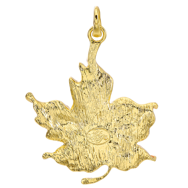 Festival Of Fall Open Ring Charm (Goldtone)