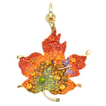 Festival Of Fall Open Ring Charm (Goldtone)