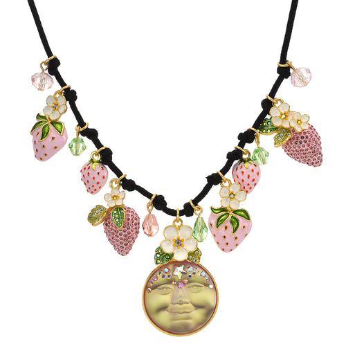Collana Kirks Folly vista mare acqua luna 35 mm corda argento