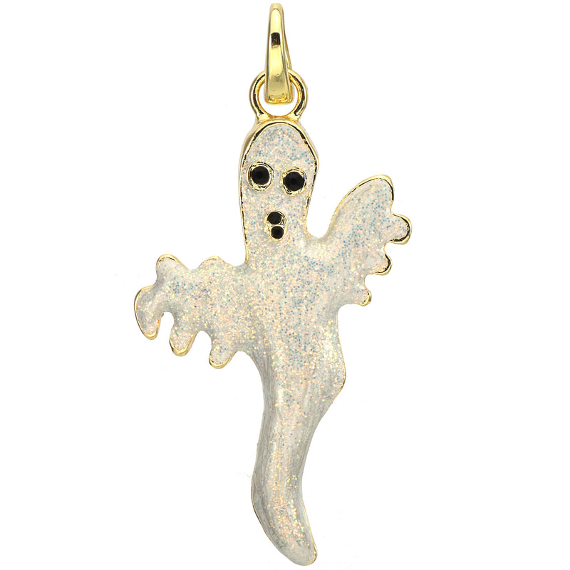 Baby Boo Ghost Open Ring Charm (Goldtone)