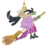 Witch Of The West Open Ring Charm (Goldtone)