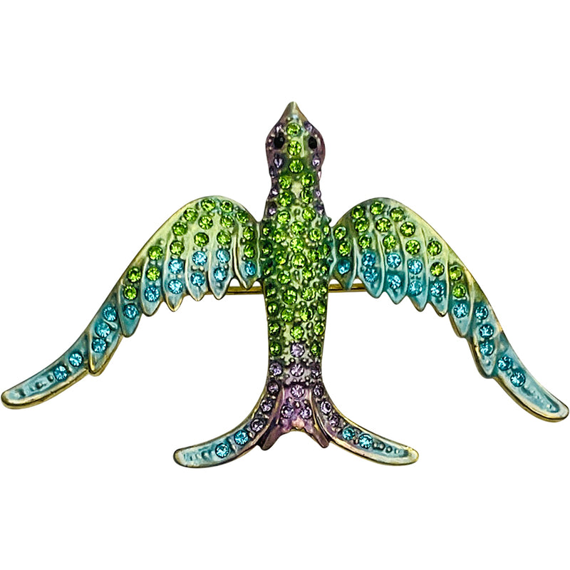 "One Of A Kind" Flight Of Fancy Pin (Goldtone)