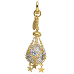 Starlight Spell Caster Open Ring Charm (Goldtone)
