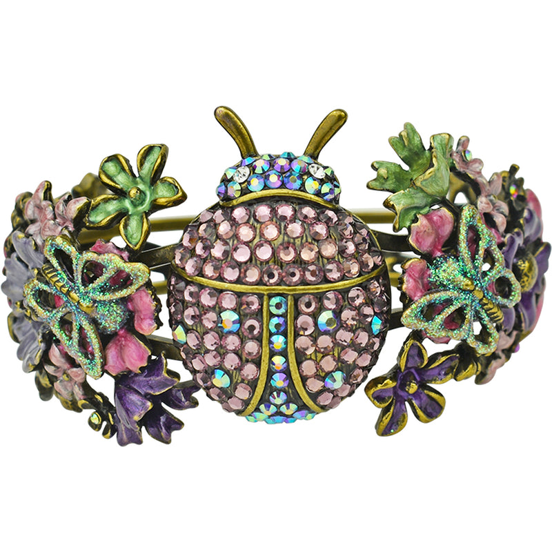 Lady Bird Cuff Bracelet (Brasstone)