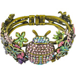 Lady Bird Cuff Bracelet (Brasstone)