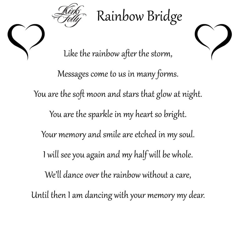 Rainbow Bridge Key Chain Charmer with Free Necklace (Mixed Plate) – Kirks Folly rainbow-bridge-key-chain-charmer-with-free-necklace-mixed-plate-kirks-folly