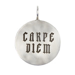 Heather B. Moore Carpe Diem Round Charm (Sterling Silver)