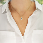 Heather B. Moore Single Initial Oval Charm