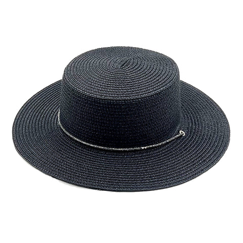 Eternal Summer Crystal Trim Hat (Black) – Kirks Folly
