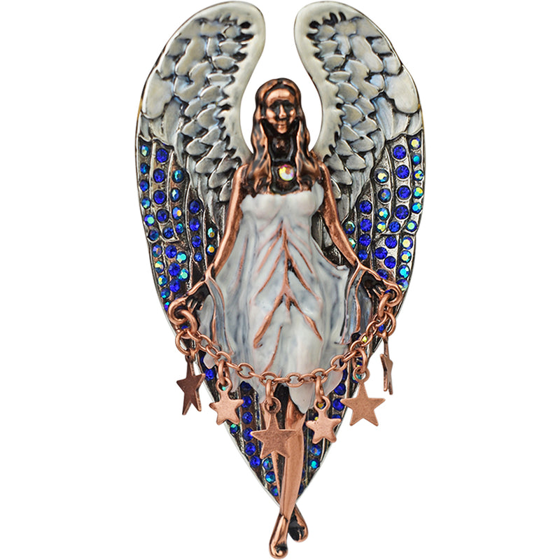 Guardian Angel Pin Pendant (Coppertone)