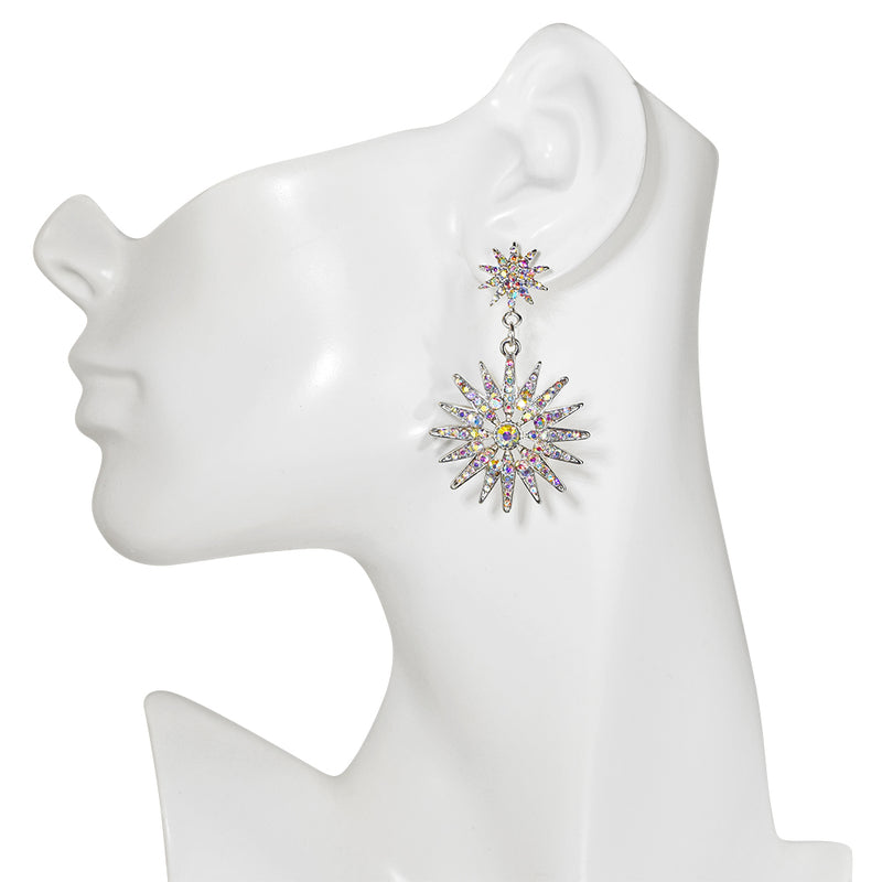 Starry Night Juliet Pierced Earrings (Silvertone)