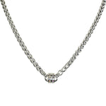 Magic Weave 30" Chain Magnetic Interchangeable Necklace (Sterling Silvertone)