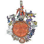 Witches Coven Goddess Seaview Moon Magnetic Enhancer (Silvertone)