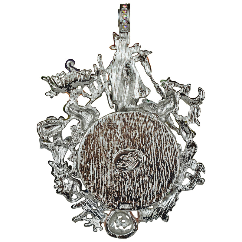 Witches Coven Goddess Seaview Moon Magnetic Enhancer (Silvertone)