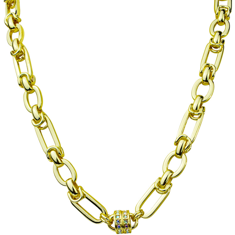 Lux Link Magnetic Interchangeable Necklace (Goldtone)
