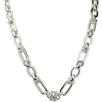 Lux Link Magnetic Interchangeable Necklace (Sterling Silvertone)