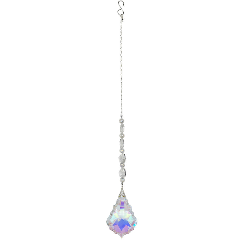 Camelot Crystal Shimmer 20" Ornament (Sterling Silvertone)
