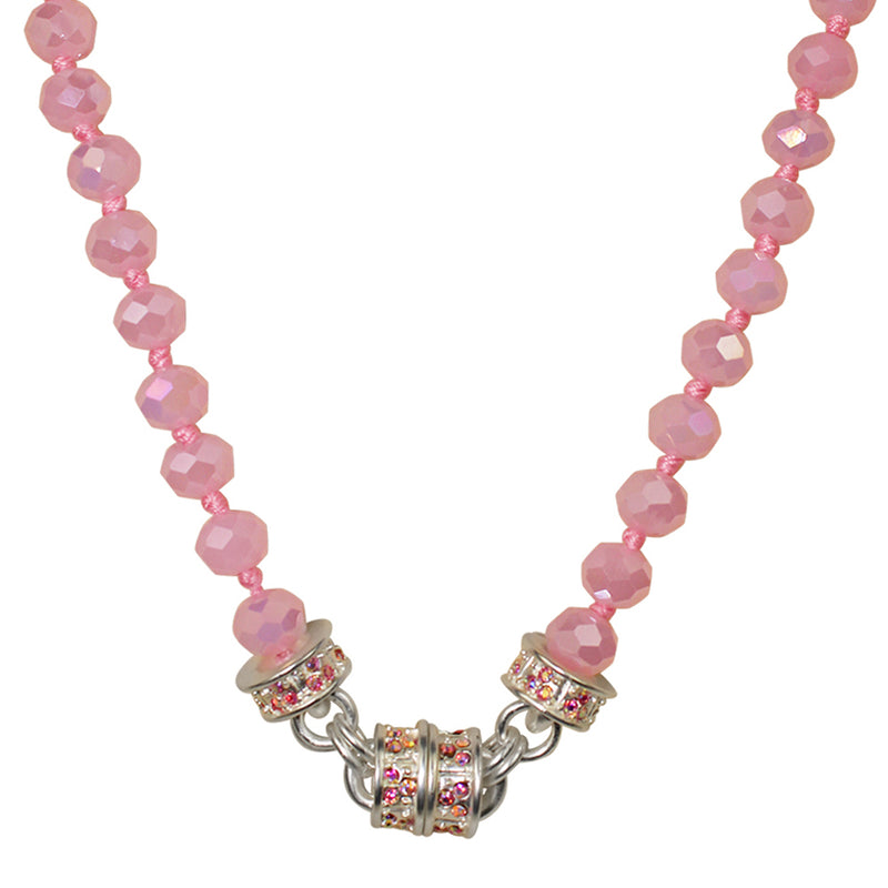 Crystal Goddess 8mm Beaded Interchangeable Magnetic Necklace