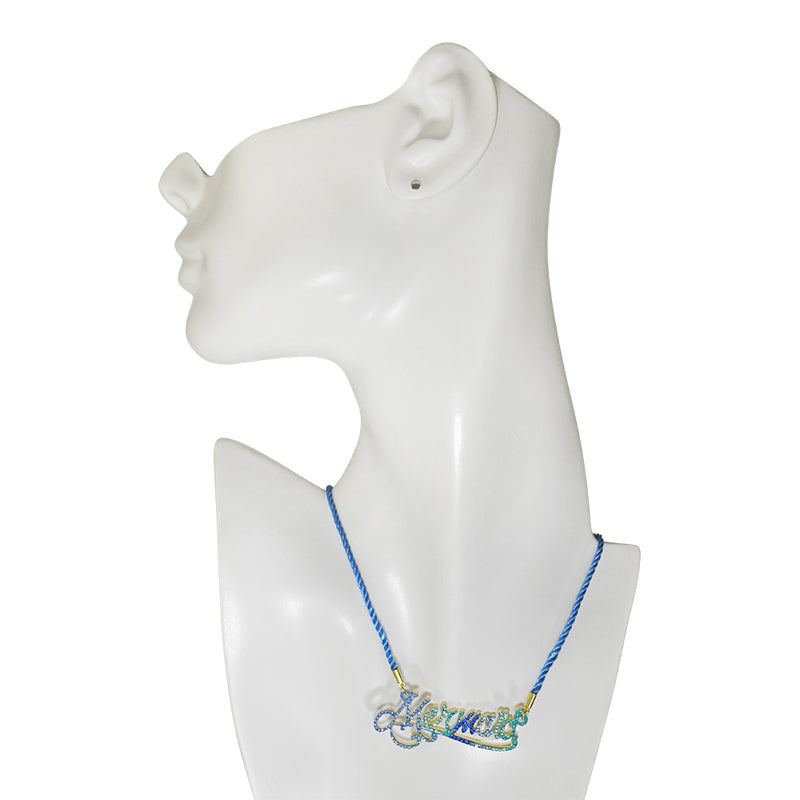 Mermaid Magic Cord Necklace (Goldtone)