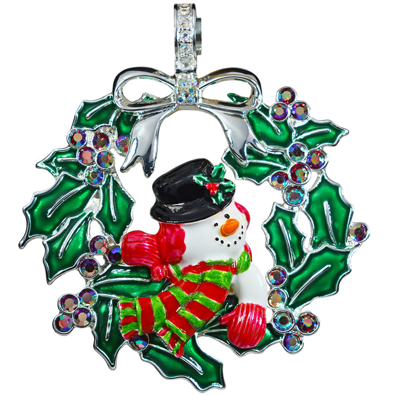 Frosty's Wreath Magnetic Enhancer (Sterling Silvertone)