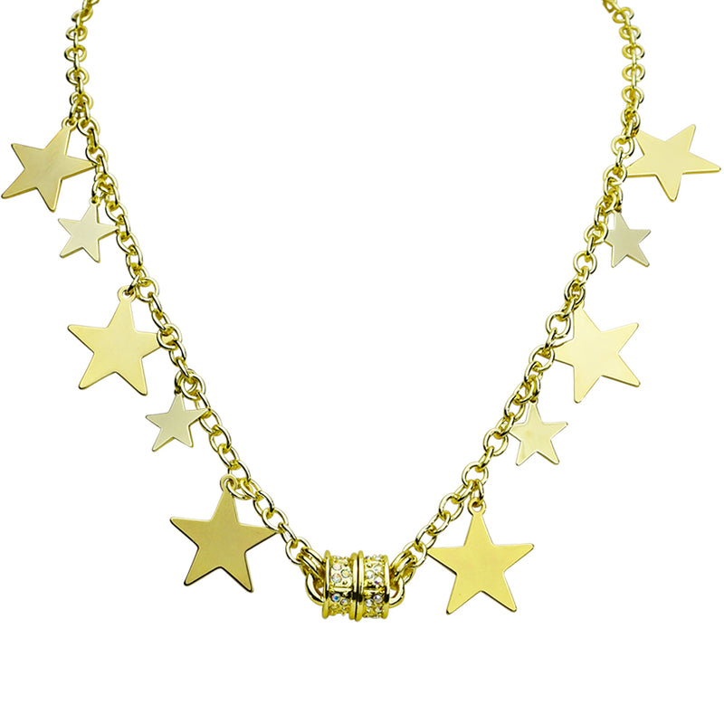 Starry Night Magnetic Interchangeable Necklace (Goldtone)