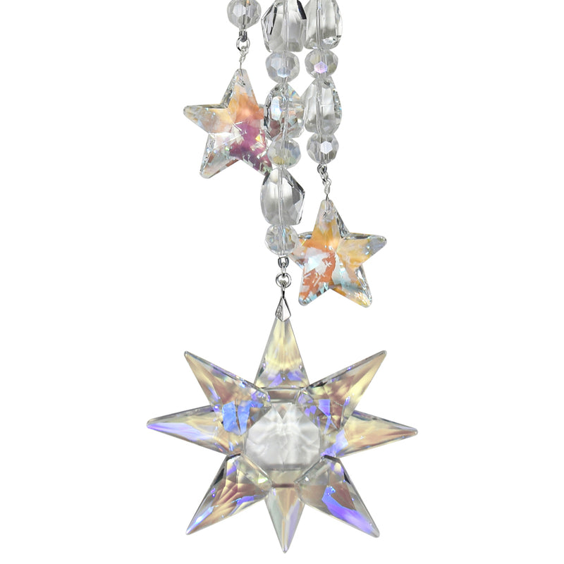 Three Wishes Starlight Shimmer Ornament (Sterling Silvertone)