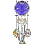 45th Anniversary Special Crystal Wonder Grand Dutchess Wind Chime & Shimmer Set (Sterling Silvertone/Misty Lavender)