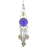 45th Anniversary Special Crystal Wonder Grand Dutchess Wind Chime & Shimmer Set (Sterling Silvertone/Misty Lavender)