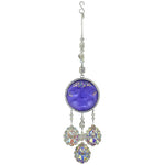 45th Anniversary Special Crystal Wonder Grand Dutchess Wind Chime & Shimmer Set (Sterling Silvertone/Misty Lavender)