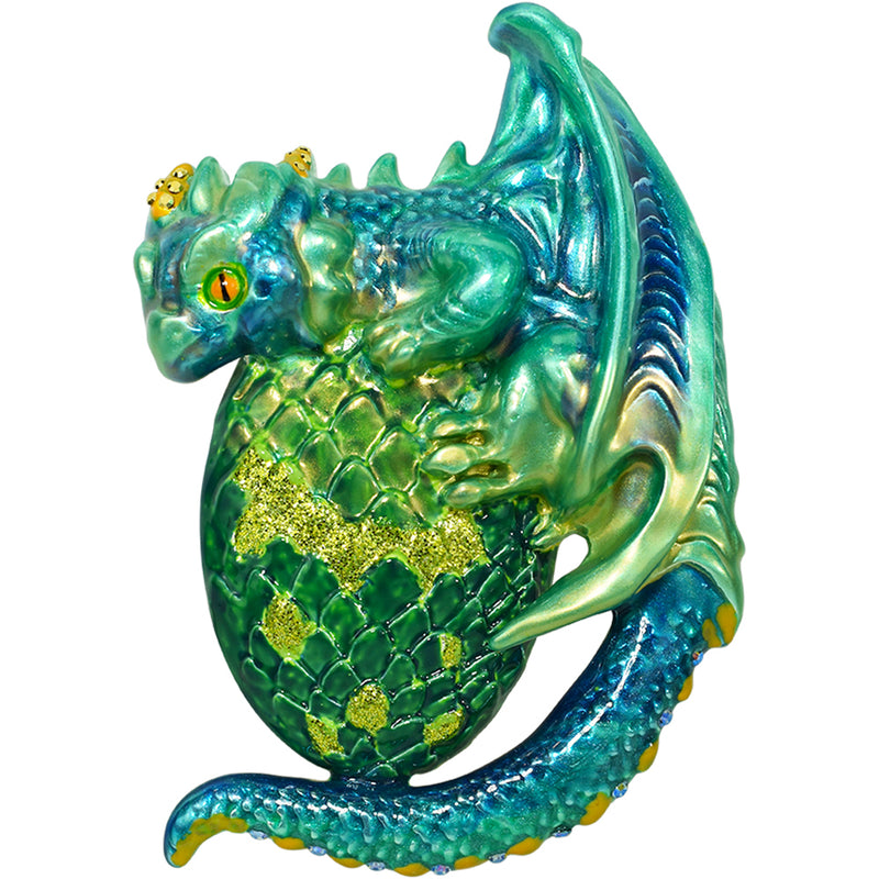 Dragon Protector Pin Pendant (Goldtone)