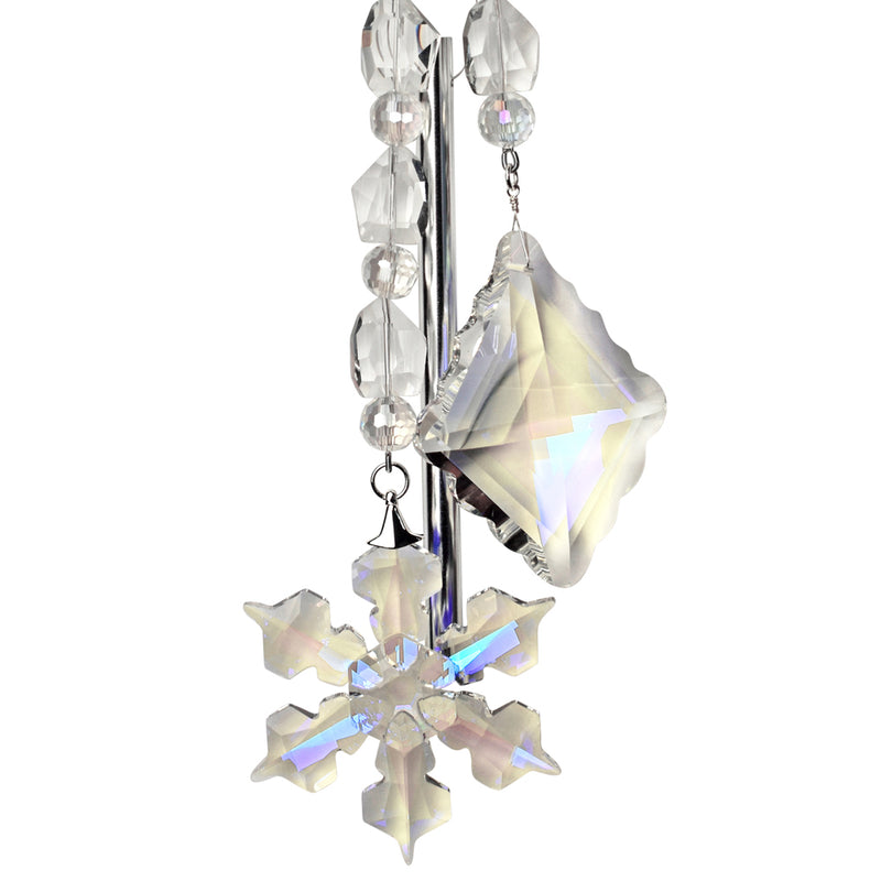 Snowflake Shimmer Chime (Sterling Silvertone)