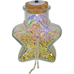 45th Anniversary Special Starshine LED Follydust Bottle With Free Sparkle Me Pull Bracelet (Silvertone)