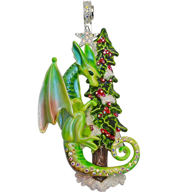 Holiday Dreams Dragon Magnetic Enhancer (Sterling Silvertone)