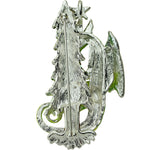 Holiday Dreams Dragon Pin Pendant (Sterling Silvertone)