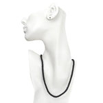 Twisted Sister 18" Cord Necklace (Goldtone/Black)