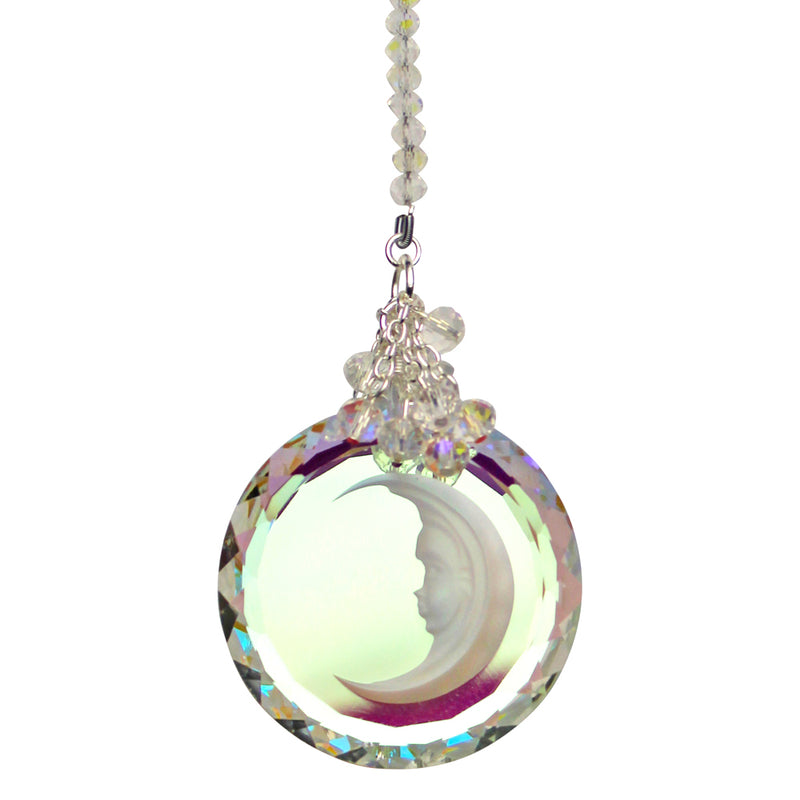 Crystal Moon Child Shadow 16" Shimmer (Sterling Silvertone)