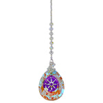 Super Nova Crystal Teardrop 16" Shimmer (Sterling Silvertone)