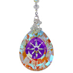 Super Nova Crystal Teardrop 16" Shimmer (Sterling Silvertone)