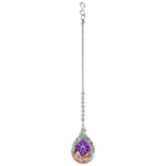 Super Nova Crystal Teardrop 16" Shimmer (Sterling Silvertone)