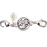 Seaview Moon Double Claw Magnetic Closure (Sterling Silvertone)
