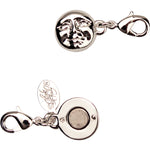 Seaview Moon Double Claw Magnetic Closure (Sterling Silvertone)