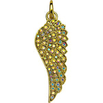 Fly Home Angel Open Ring Charm (Goldtone)