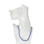 Set of 2 Mystic Cord Necklaces (Silvertone/Blue/Azure)