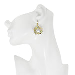 Goddess Seaview Star Rider Leverback Earrings (Goldtone)